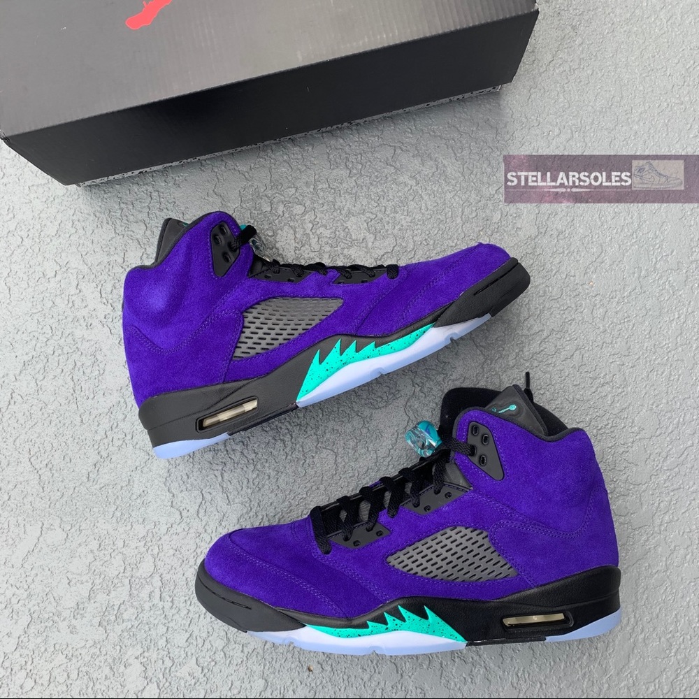 NIB Men’s Air Jordan 5 Retro Alternate Grape Sz 10